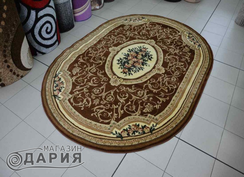 Тъкан персийски килим Blue stones 5261_brown